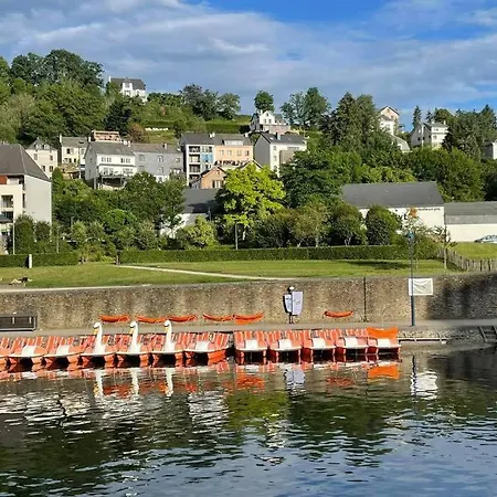 à Bouillon, Vintage Vue Sur Le Château *